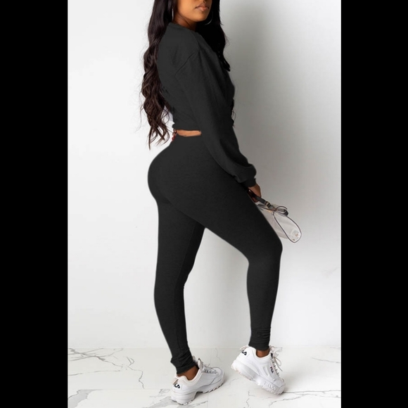 Two Piece Pants Set - Picture 2 of 2